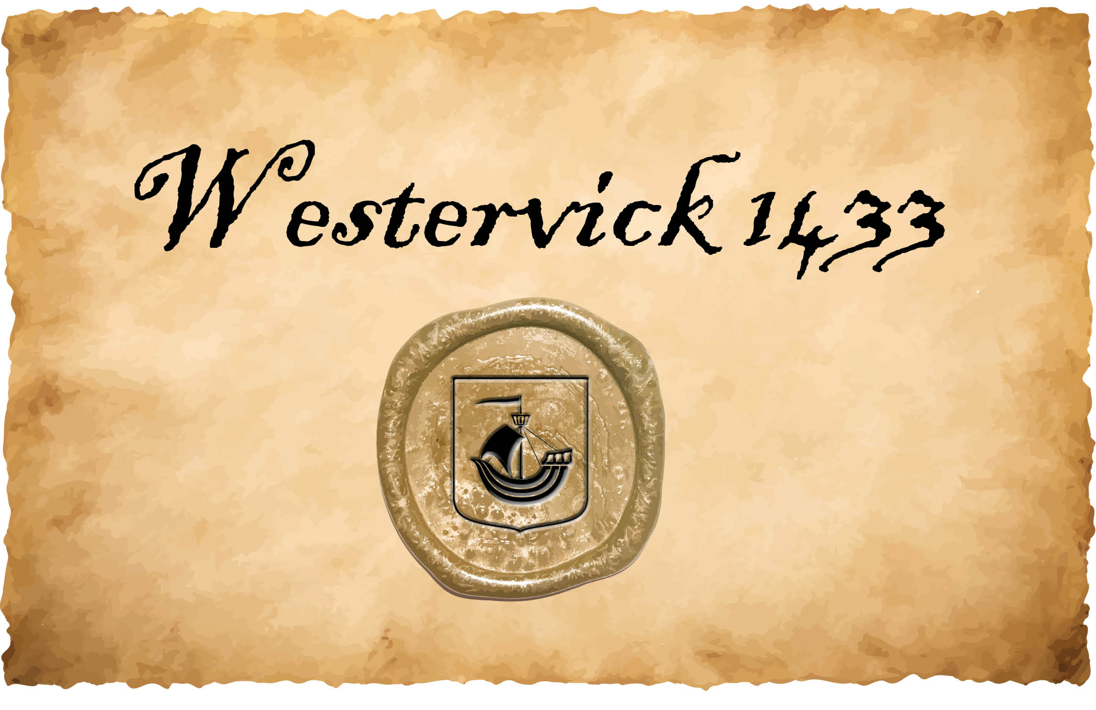 Bild av brev med texten Westervick 1433