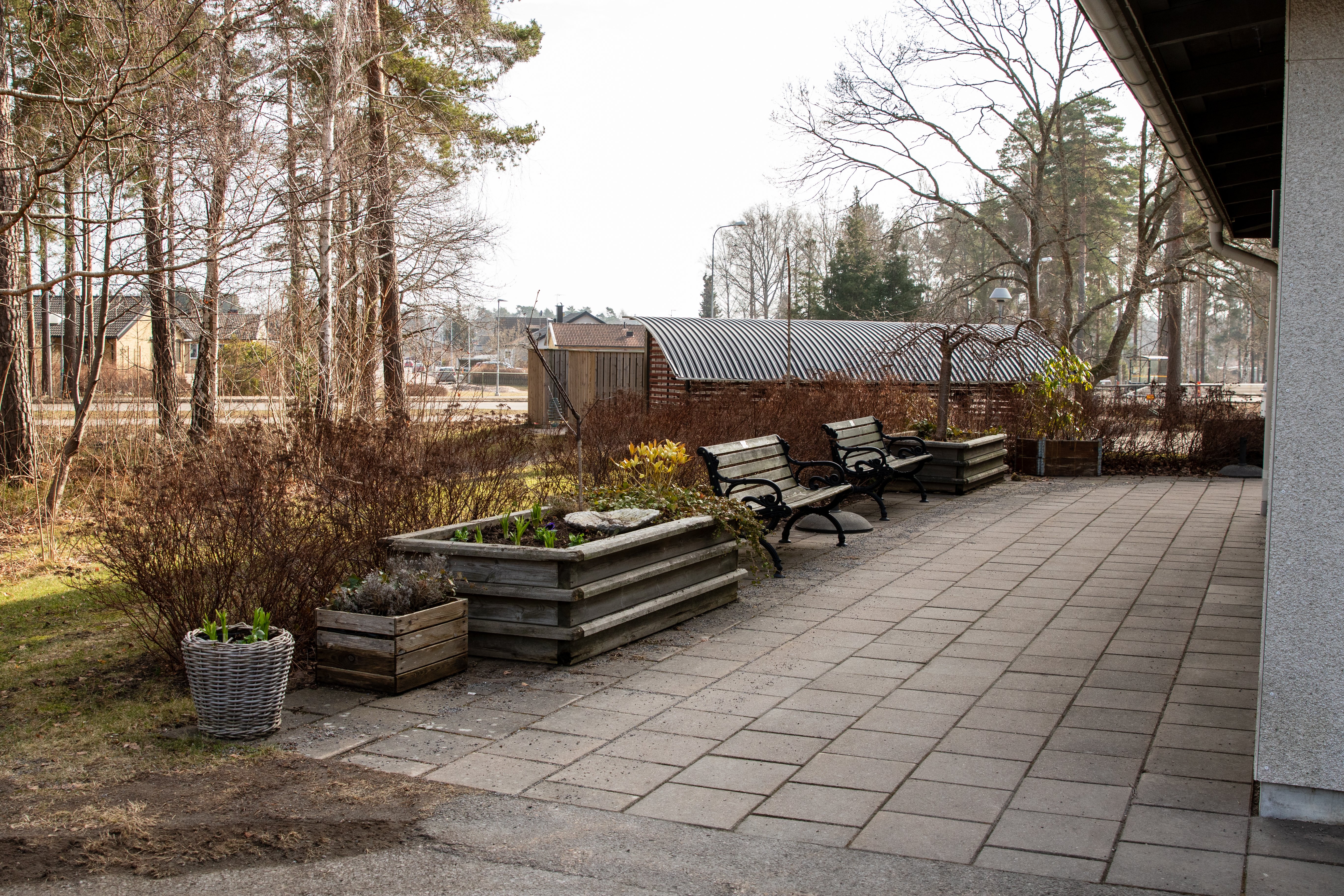 Gården utanför Vapengränd.