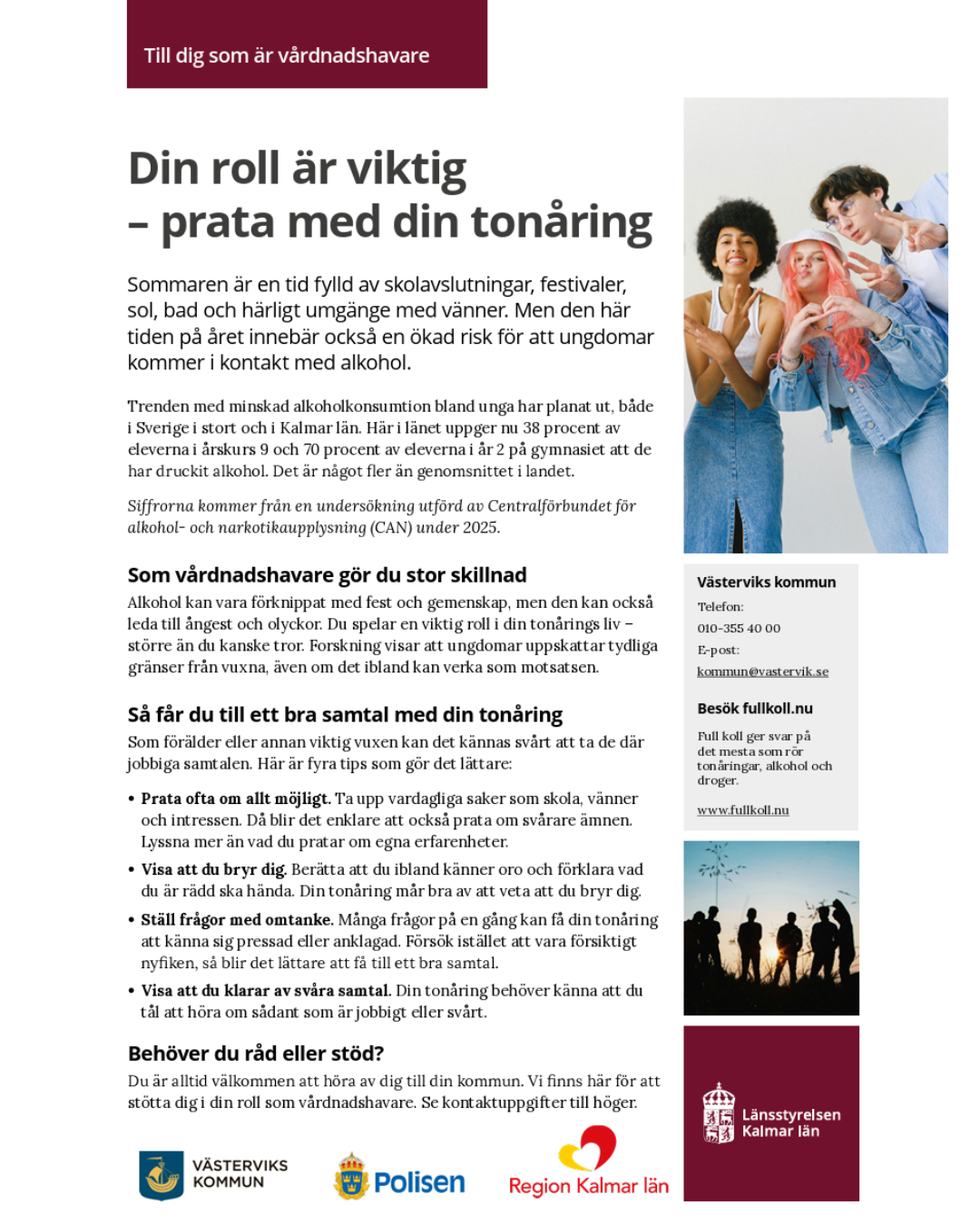 Din roll är viktig.