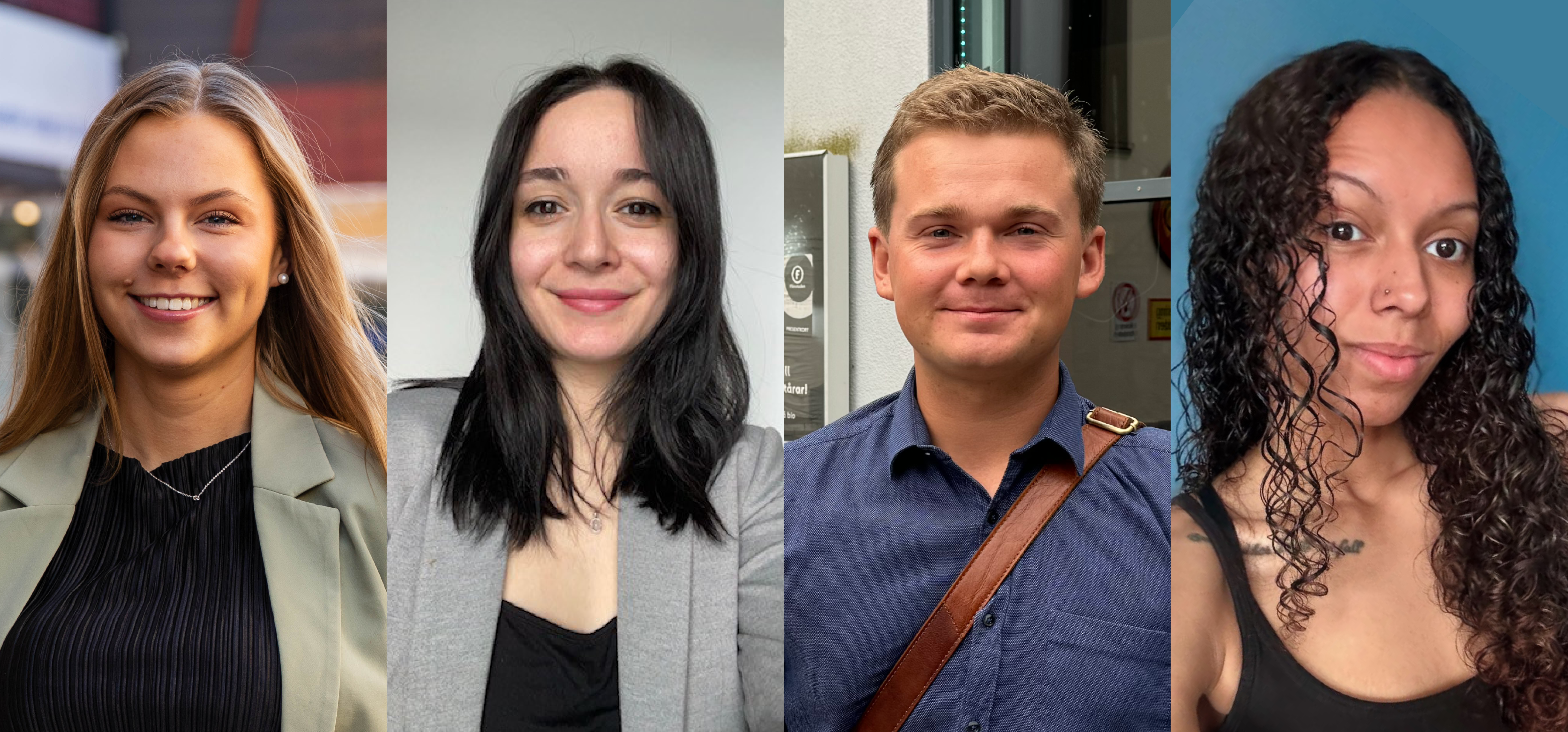 Ungdsompanalen bestående av Maja, Selma, Nils och Olivia