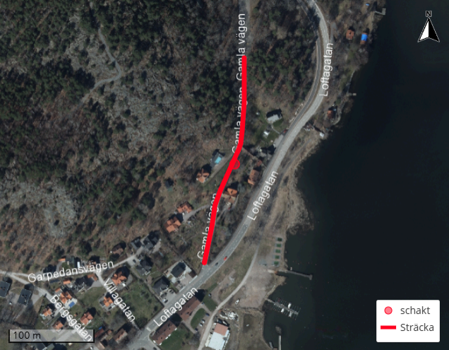 Vägavstängning Gamla Vägen i Gamleby