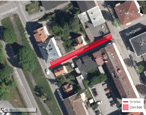 Tjustgatan i Västervik