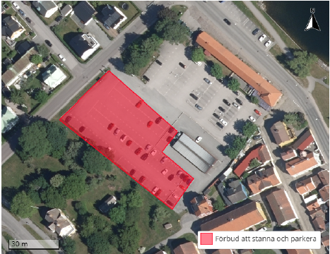 Stenhamra parkeringen i Västervik