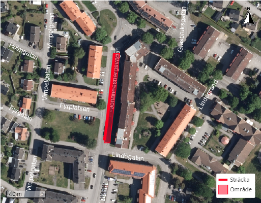 Johannesbergsvägen i Västervik