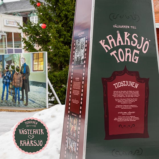 Bild över Kråksjö torg.