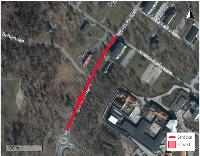 Vägavstängning Sjöstadsvägen