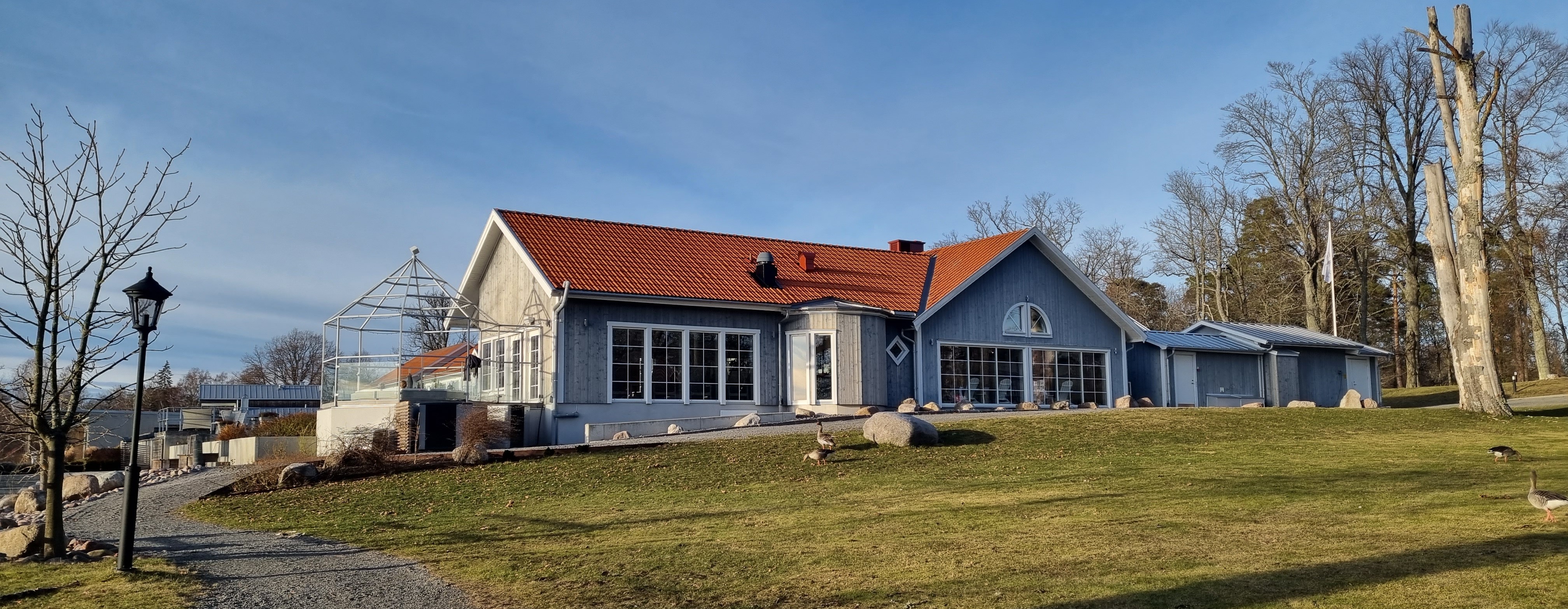 Platsen som omfattas av detaljplanen samt hotellets spaavdelning utifrån sett