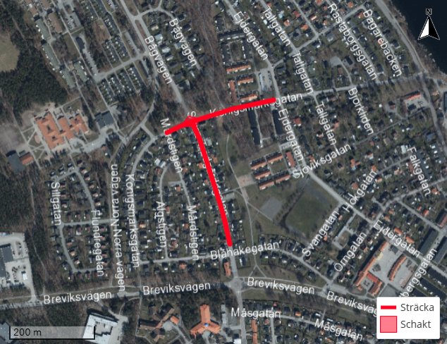 Avstängning på Köningsmarksgatan och Stora Trädgårdsgatan i Västervik