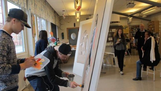 Konstnär i skolan, ett Skapandeskola projekt