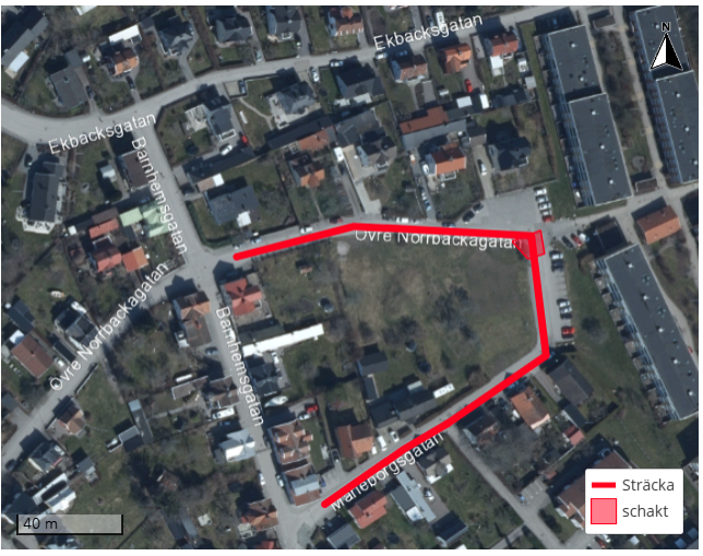 Övre Norrbackagatan och Marieborgsgatan avstängd för trafik