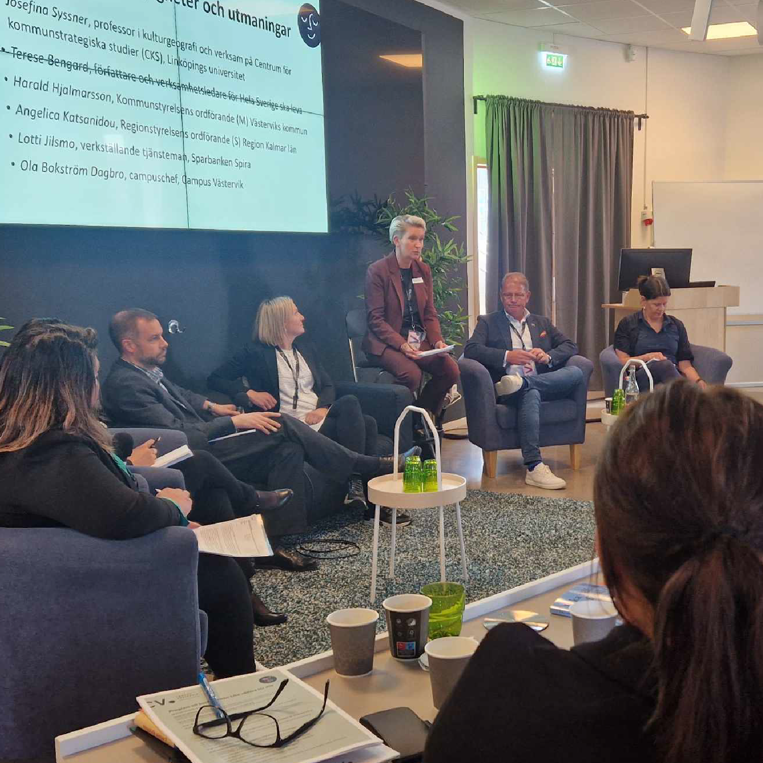 Panelen från konferensen Lika välfärd för alla