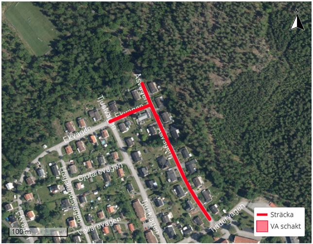 Avstängning på Åsvägen och del av Ekvägen i Ankarsrum