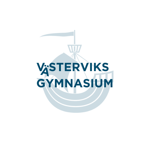 Västerviks gymnasium och koggen.