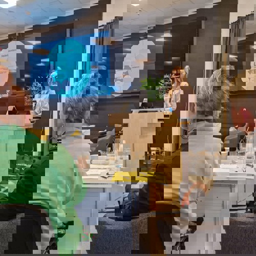 Bild på deltagare vid konferensen. 