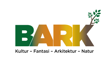 Logotyp för Bark - med texten Kultur. fantasi, arkitektur, natur