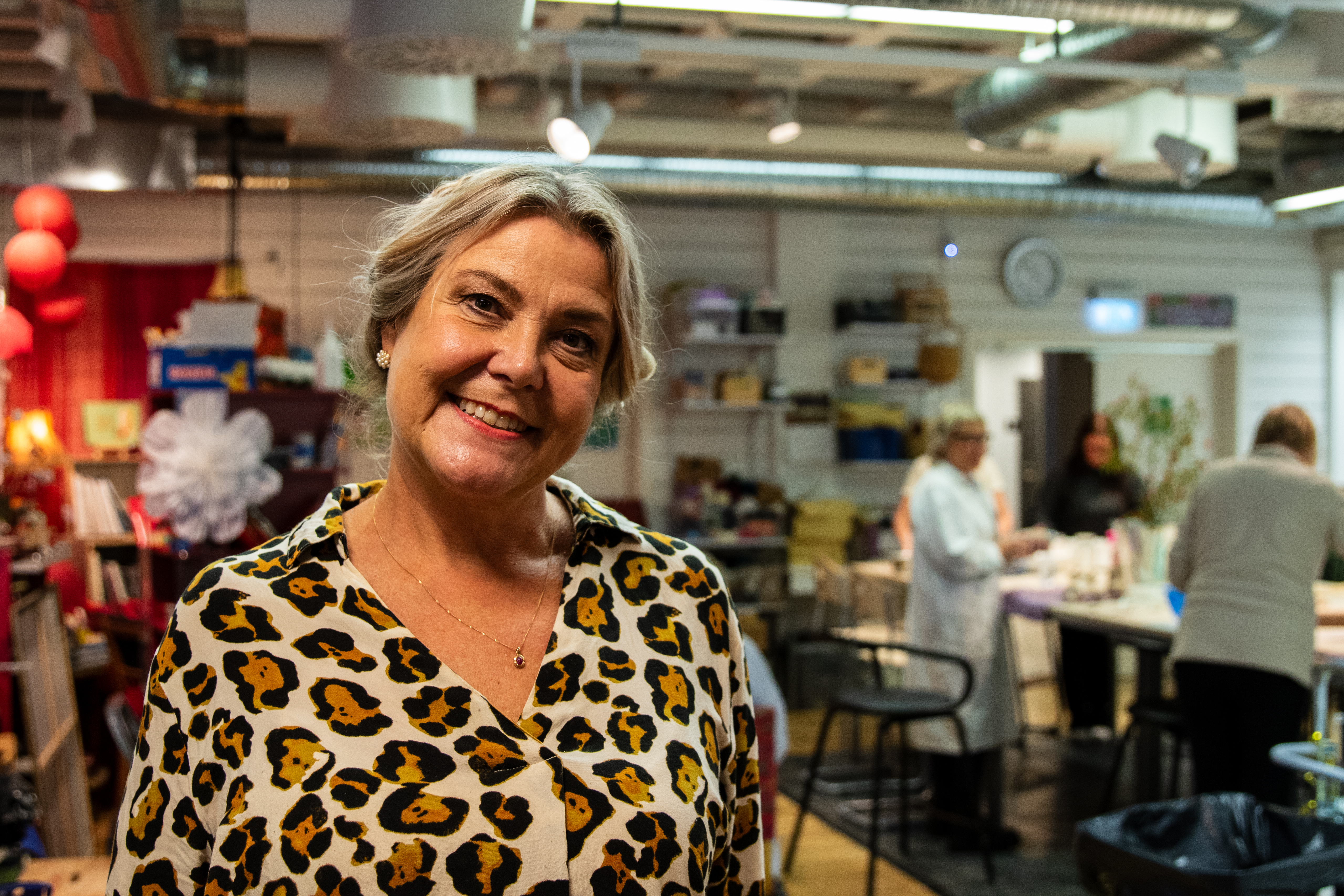 Porträttbild på projektledaren Åsa.