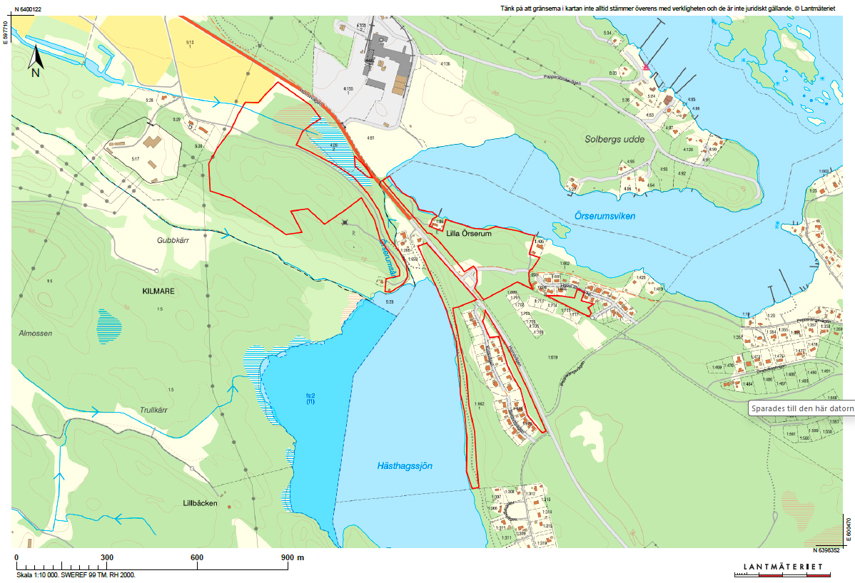 karta skogliga åtgärder Horn