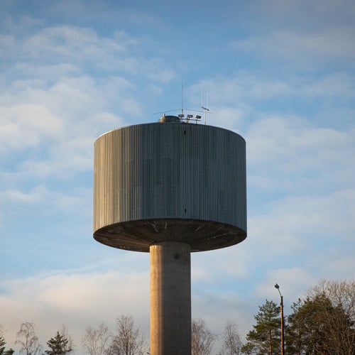 bild på vattentornet i Gunnebo