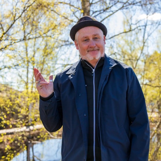 Porträtt på årets vårtalare Tobias Ahlstedt.