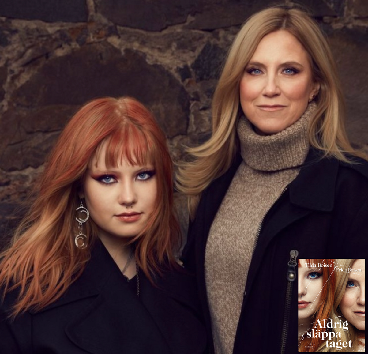 Porträtt på Frida och Tilda Boisen.
