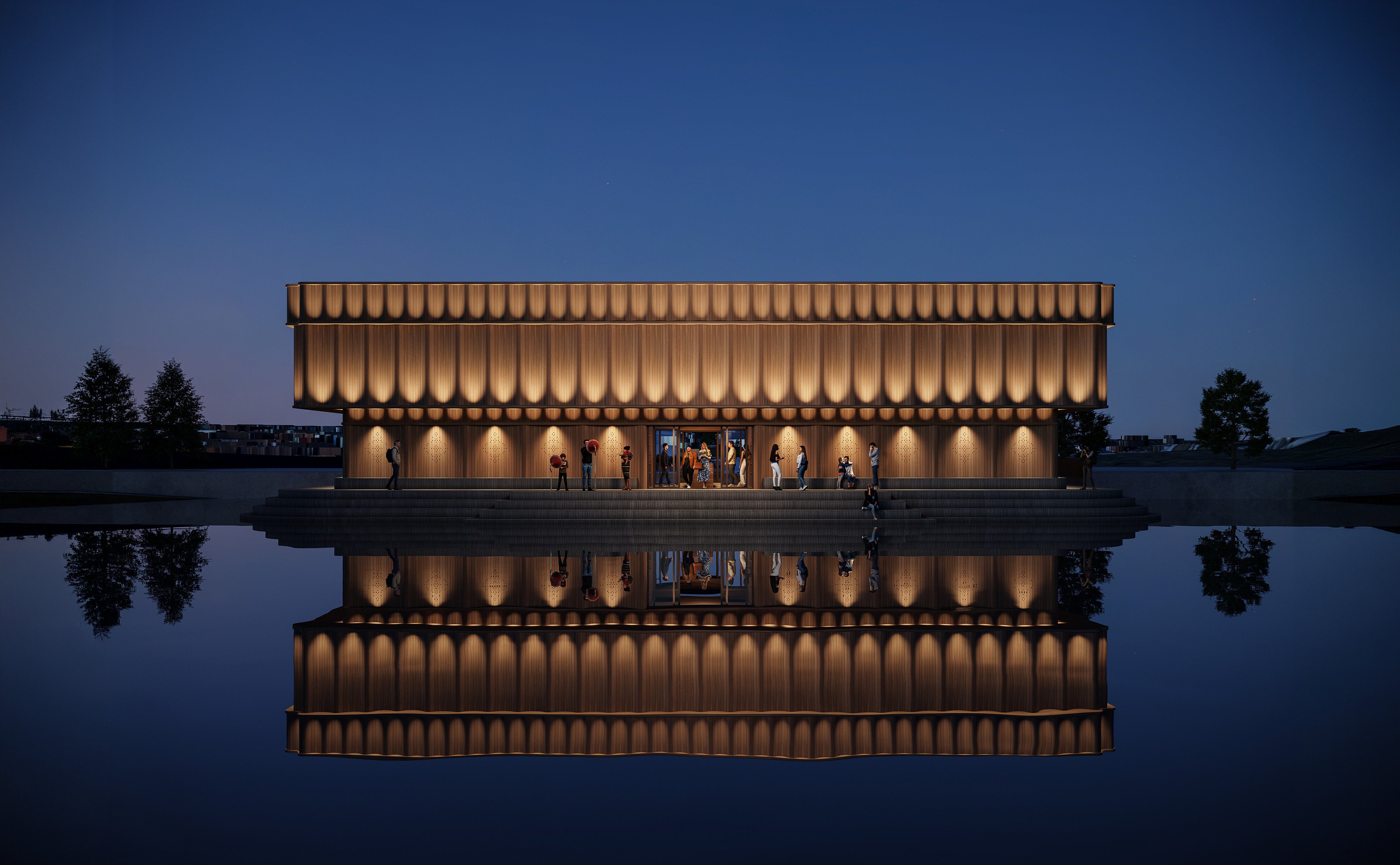 Skissbild på hur Svenska Musikmuseet kan se ut.