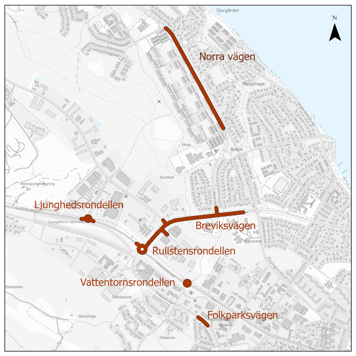 alla beläggningsarbeten Västervik hösten 2026