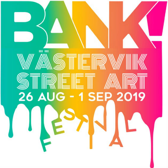 logotyp för streetartfestivalen Bank