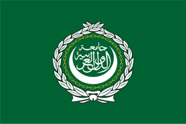 Bild på arabförbundets flagga.