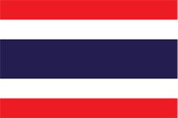 Bild på Thailands flagga